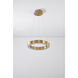 Canada LED 16 inch Gold LED Chandelier Ceiling Light
